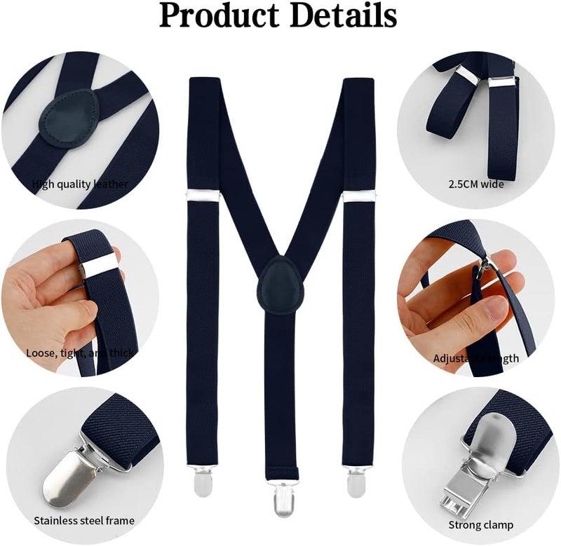 QPIXVB Men's Suspenders - Kids, Boys, Women's Halloween, Cosplay, Christmas, Tuxedo, Dress, Duty Suspenders - Image 3